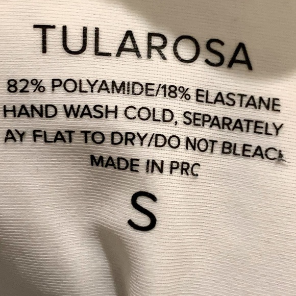 TULAROSA Revolve Rocky Barnes Walker Crochet One Piece Swimsuit Size Small - Picture 5 of 11